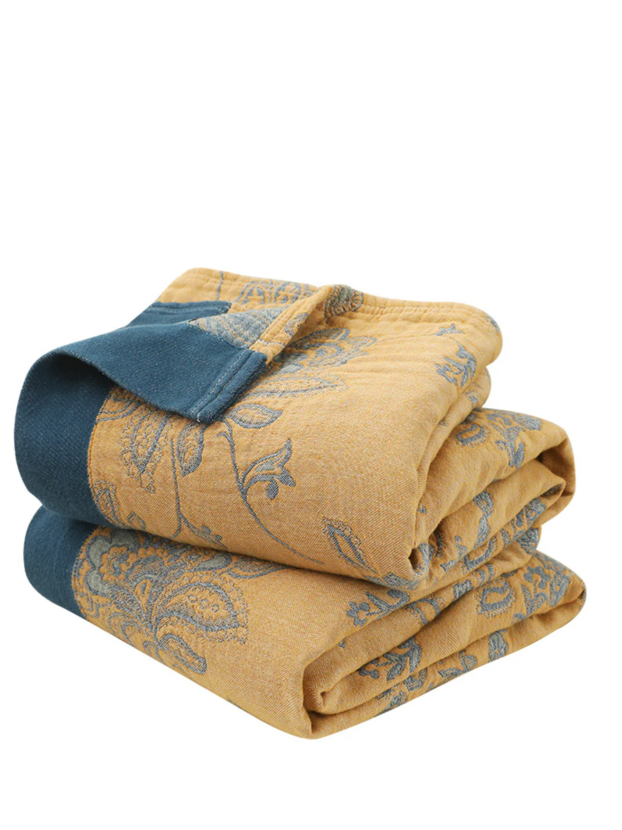 Five layers Summer Gauze Towel Blanket Nap Cotton Blanket Student Comfortable Quilt - Image 12