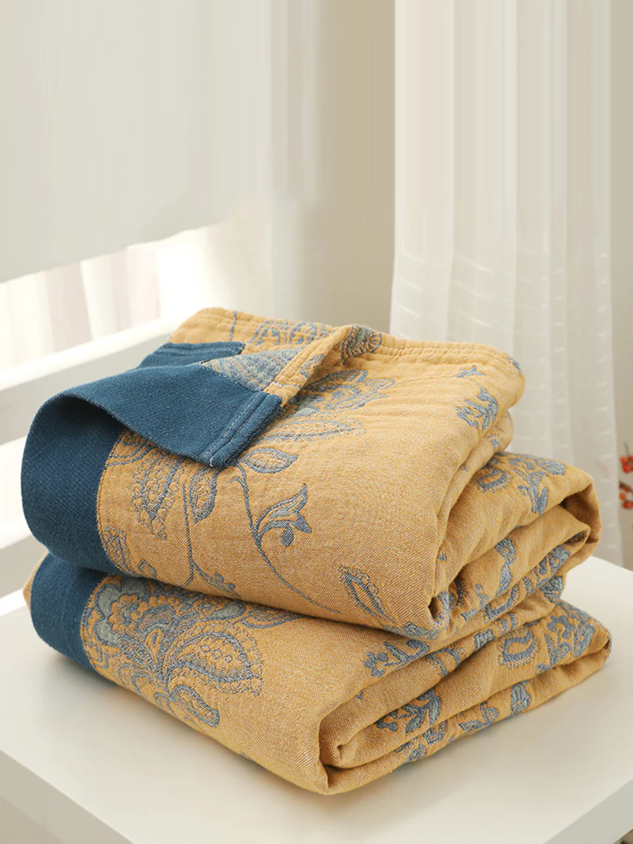 Five layers Summer Gauze Towel Blanket Nap Cotton Blanket Student Comfortable Quilt - Image 9