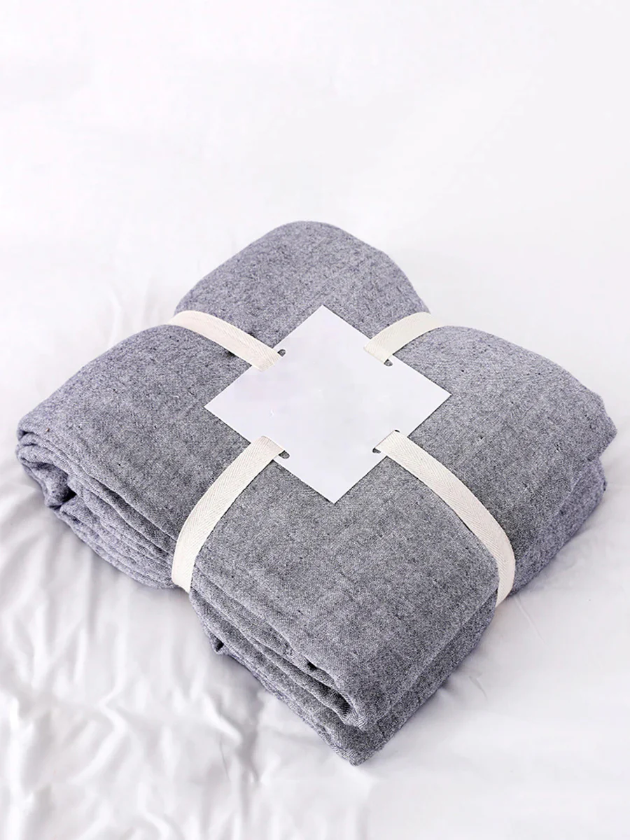 Gauze Blanket Cotton Yarn Air Conditioner Soft Blanket - Image 4