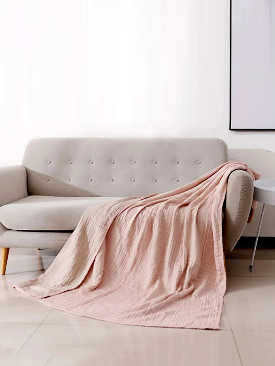 Gauze Blanket Cotton Yarn Air Conditioner Soft Blanket - Image 5