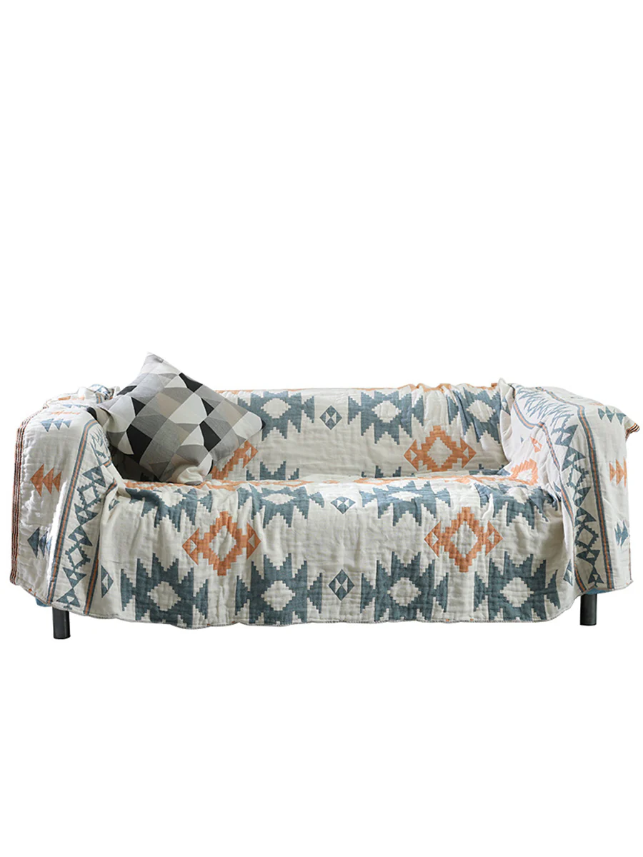 Nap Blanket Cotton Gauze Sofa Four Seasons Non-slip Cover Cloth Blanket - Image 9