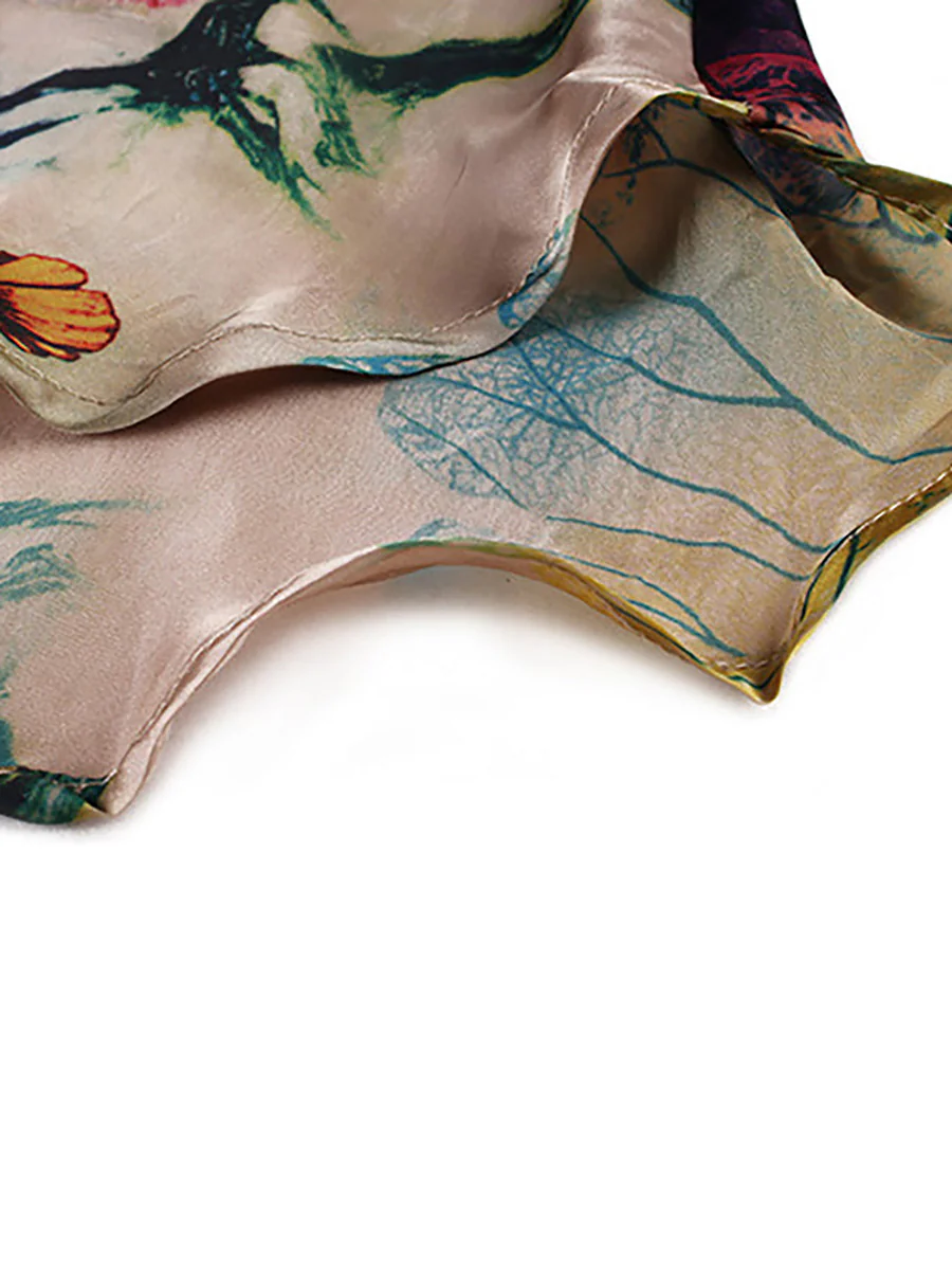 Plus Size Loose Floral Shirt And Wide Leg Pants - Image 6