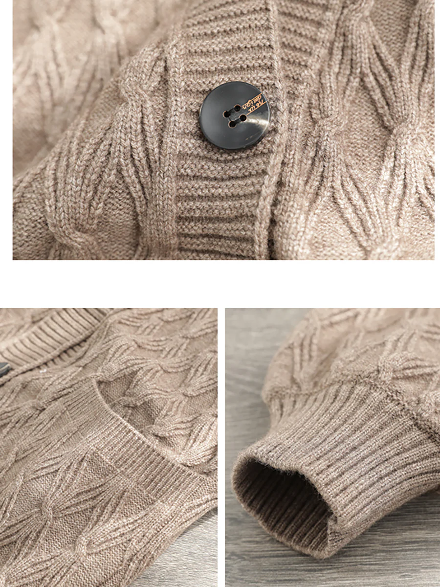 Solid Loose Casual Mid Length Women Coat - Image 10
