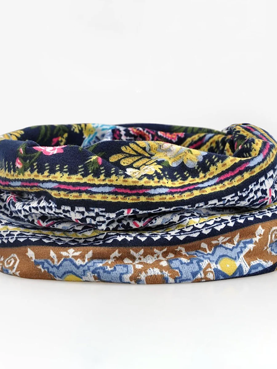 Spring Thin Women Adult Floral Prints Hat - Image 10