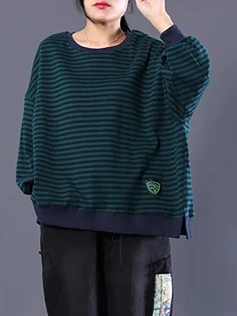 Plus Size Buykud Hand-Made 100% Cotton Sweatshirt - Image 3