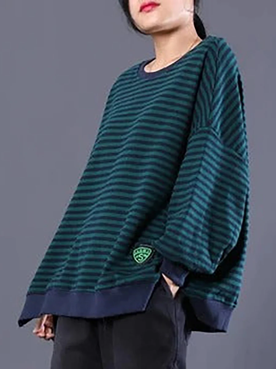 Plus Size Buykud Hand-Made 100% Cotton Sweatshirt - Image 4