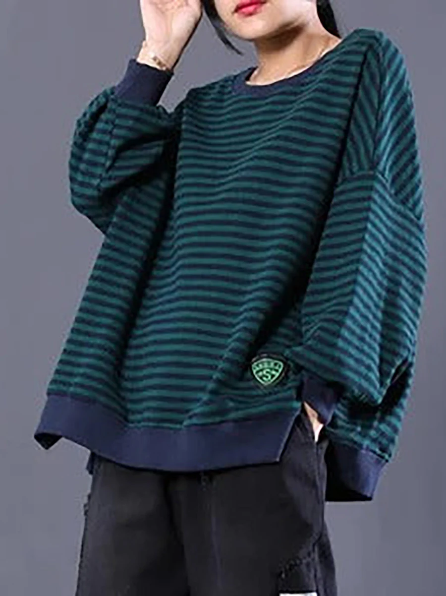 Plus Size Buykud Hand-Made 100% Cotton Sweatshirt - Image 5
