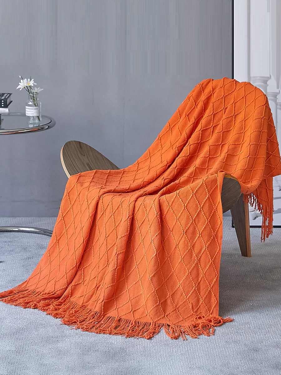 Summer Nap Knited Tassel Sofa Blanket - Image 10