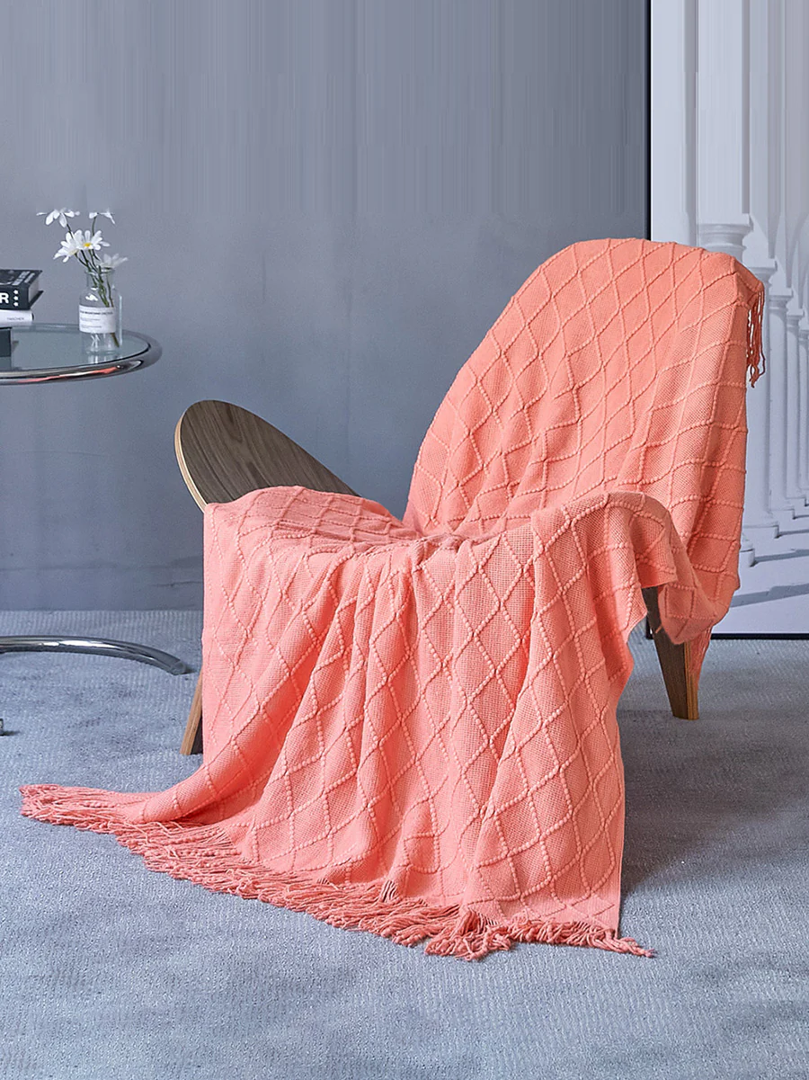 Summer Nap Knited Tassel Sofa Blanket - Image 9