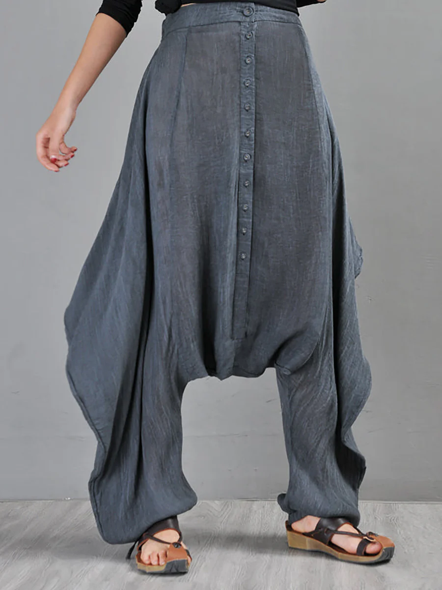 Summer Tie-dye Low Crotch Harem Pants - Image 3