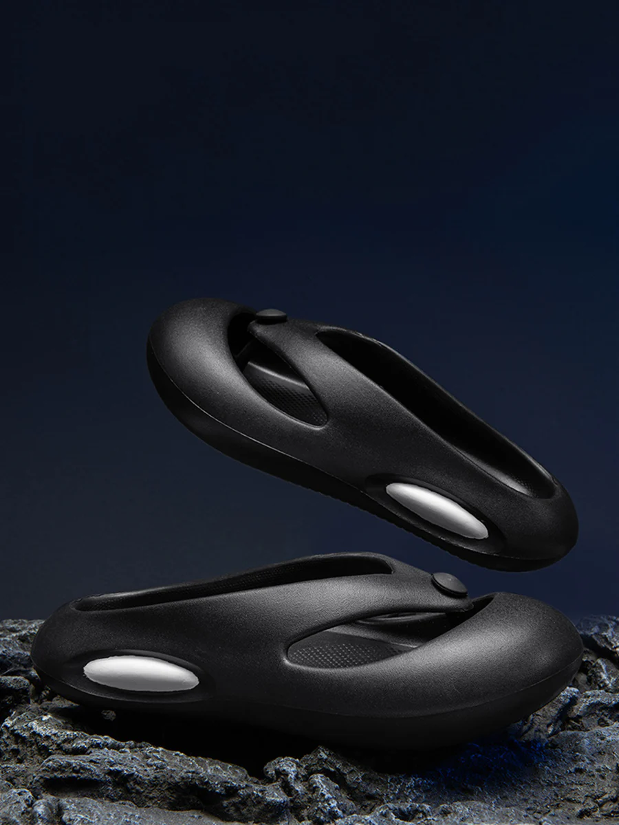 Unisex Summer Outdoor Colorblock Couple Slippers - Image 6