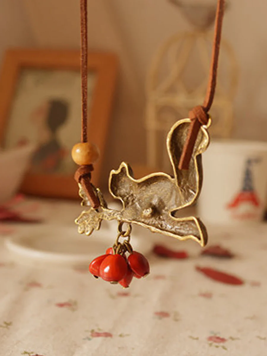 2PCS Vintage Indie Folk Sweater Chain - Image 4