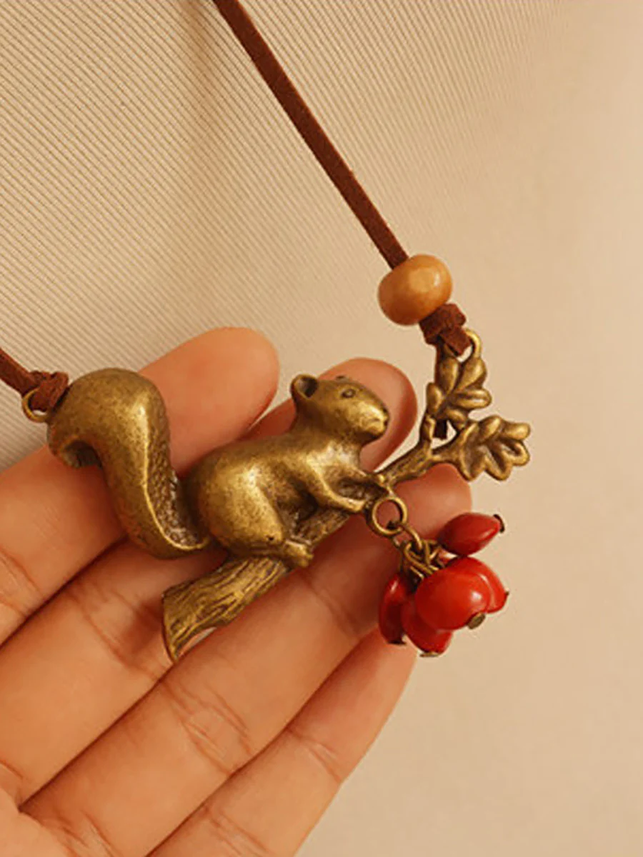 2PCS Vintage Indie Folk Sweater Chain - Image 5