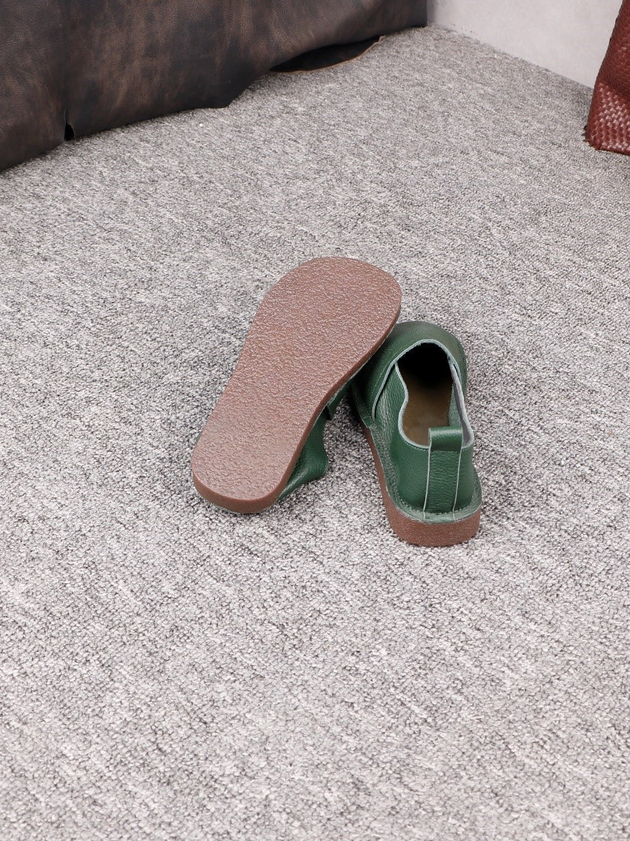 Women Casual Soft Genuine Leather Flat Shoes - Image 6
