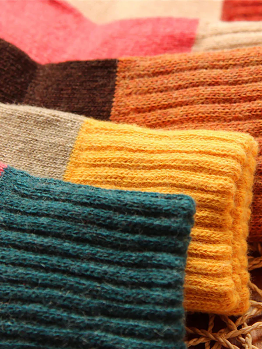 Women Winter Wool Thick Socks(5 Pairs) - Image 6