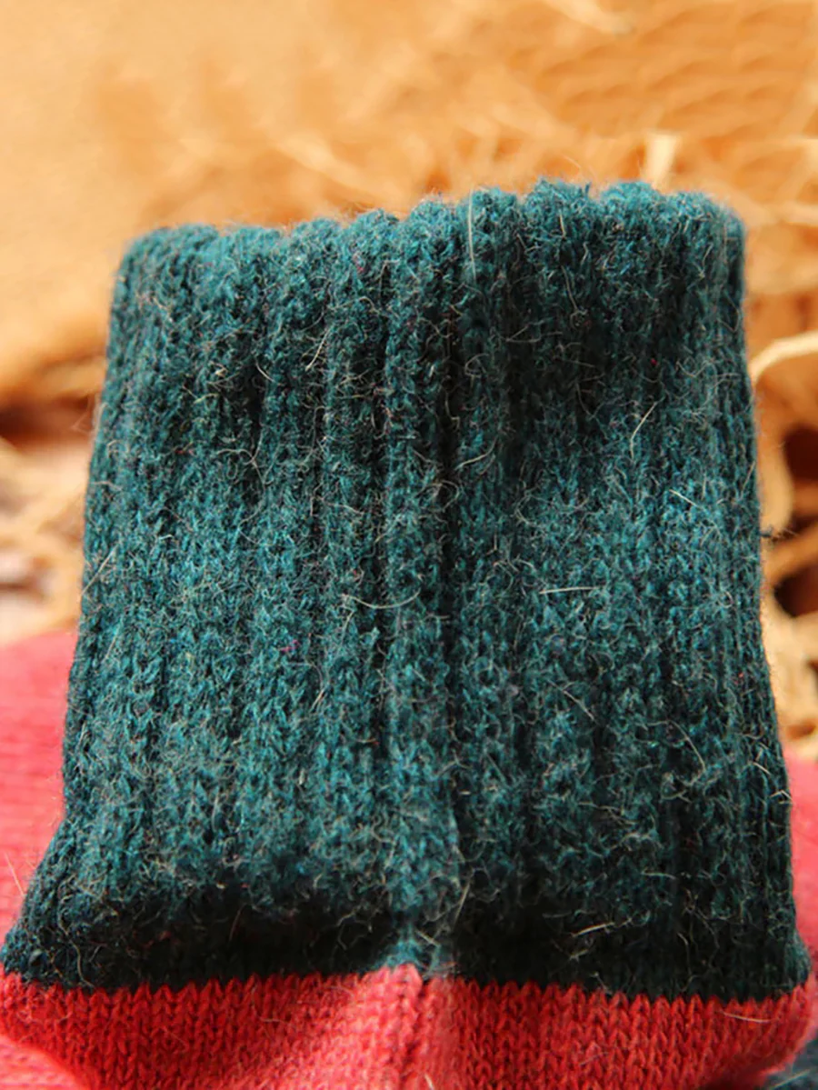 Women Winter Wool Thick Socks(5 Pairs) - Image 8